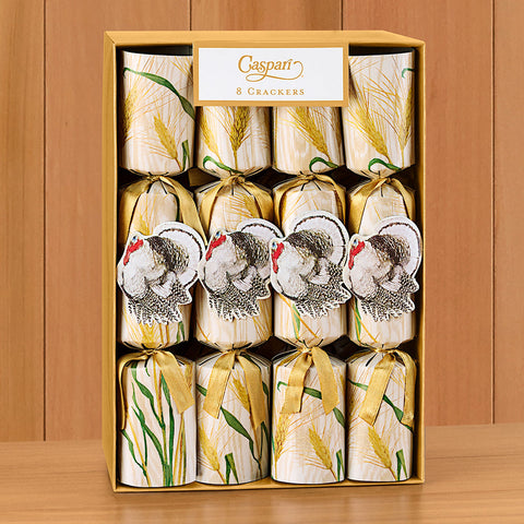 Caspari Party Crackers, Homestead Turkey Thanksgiving