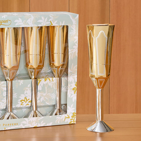 Caspari Party Poppers, Sparkling Flutes