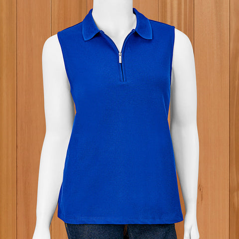 Renuar Women's Playtime Polo Sleeveless Top