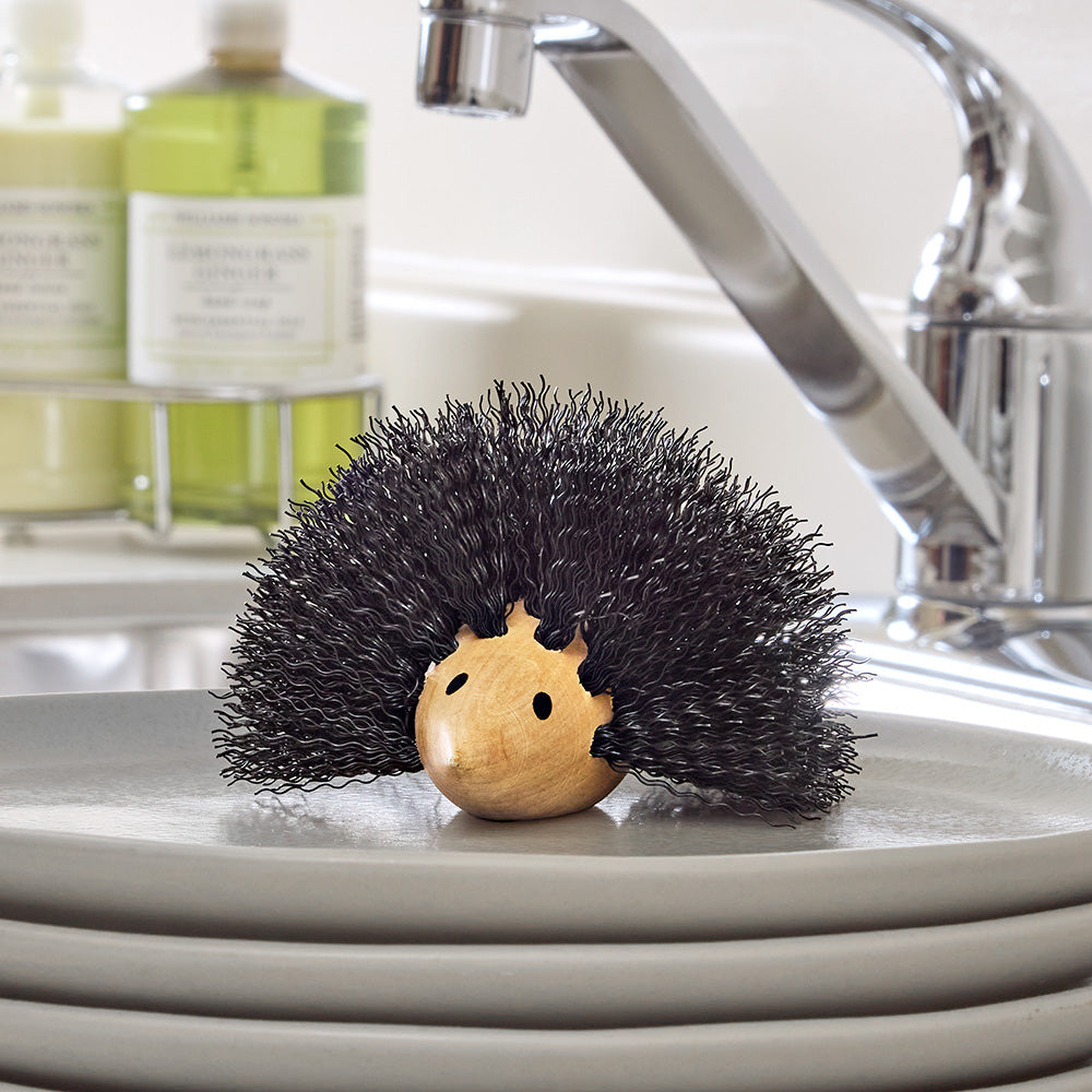 Hedgehog Kitchen Scrub Brush