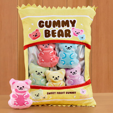Bewaltz Mini Plushies Pillow Set, Gummy Bears