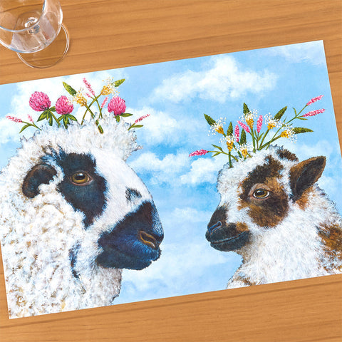 Hester & Cook Paper Placemats, I Love Ewe
