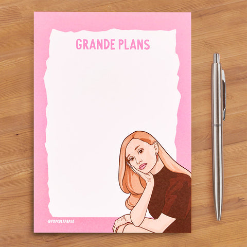 Pop Cult Paper Notepad, Ariana Grande "Grande Plans"