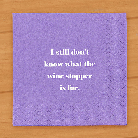 Mary Phillips Designs Paper Napkins, Wine Stopper