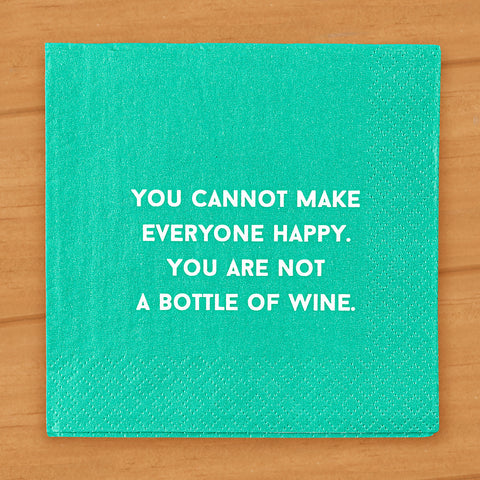 Mary Phillips Designs Paper Napkins, Bottle Of Wine