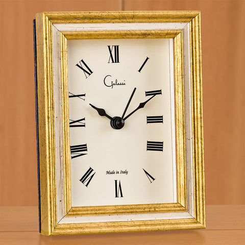 Picture Frame Alarm Clock, Gold Trim