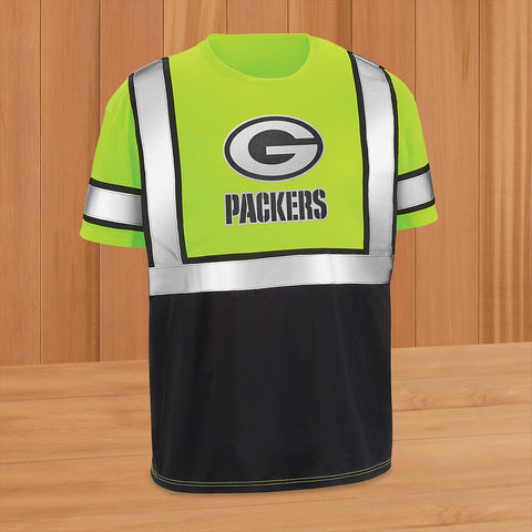Hi-Vis NFL T-Shirt, Green Bay Packers