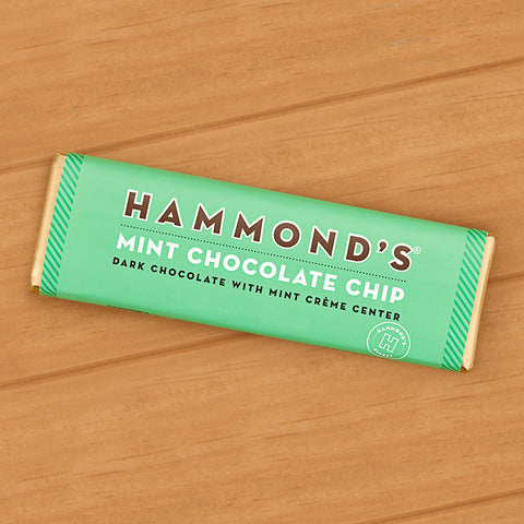 Hammond's Dark Chocolate Bar, Mint Chocolate Chip