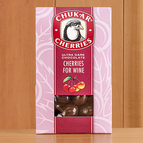 Chukar Cherries Assortment, Dark Chocolate Cherries for Wine
