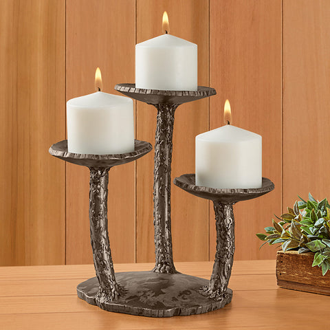 Global Views Forest Blossom Candle Holder