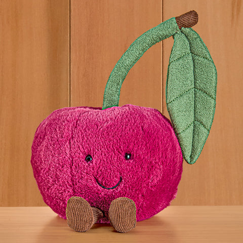 Jellycat Stuffed Animal Plush Toy, Amuseables Fruit Cherry
