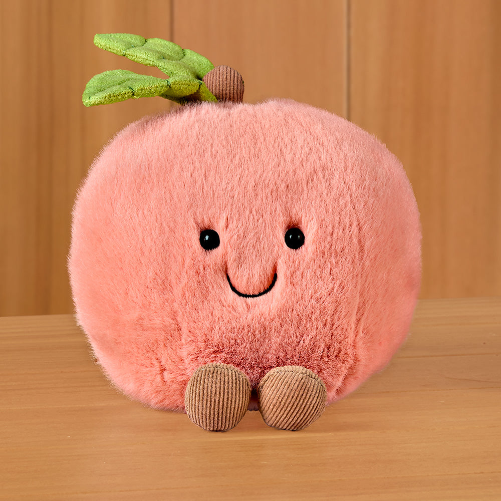 Jellycat Stuffed Animal Plush Toy, Amuseables Peach