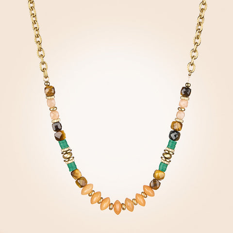 Anartxy Doradas Beaded Gold Necklace