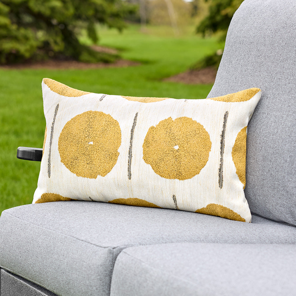 Elaine Smith Sunbrella® 20" x 12" Indoor/Outdoor Pillow, Golden Solstice