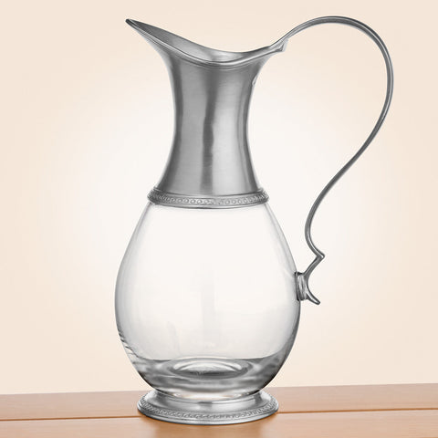 MATCH Crystal and Pewter Pitcher
