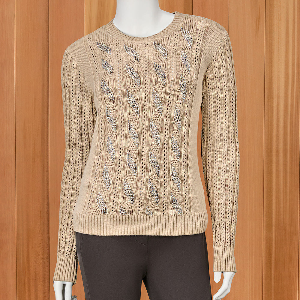 Kinross Crystal Cable Sweater