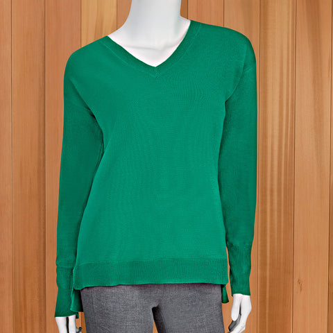Lulu-B Super-Soft Lightweight V-Neck Sweater