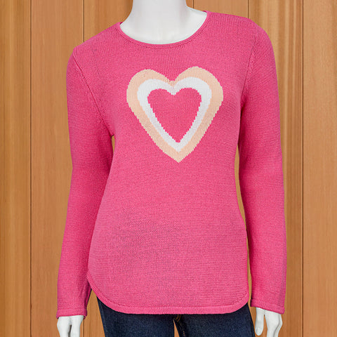 Lulu-B Lightweight Hearts Sweater