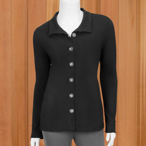 Lulu-B Jersey Swing Cardigan