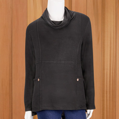 Lulu-B French Terry Cowl Pullover