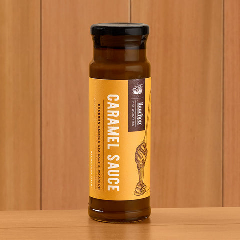 Bourbon Barrel Foods Caramel Sauce, Bourbon-Smoked Sea Salt & Bourbon