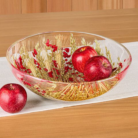 Riccardo Marzi Resin Serveware, Red Wheat Bowls