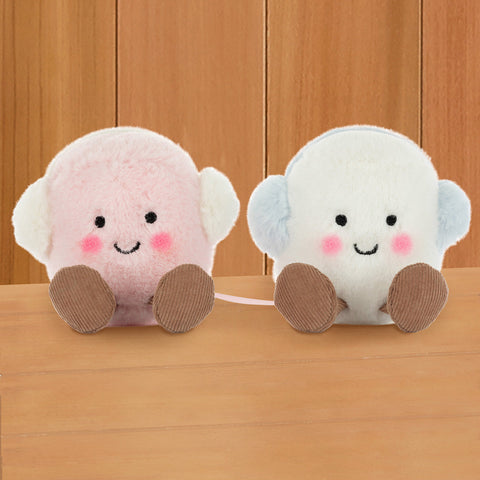 Jellycat Stuffed Animal Plush Toy, Amuseables Toastie Pink and White Marshmallows
