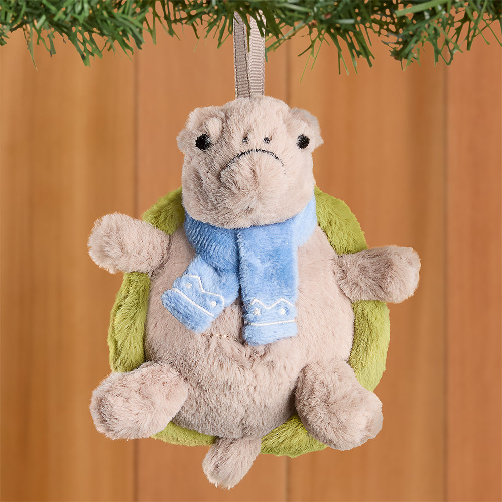 Jellycat Stuffed Animal Plush Christmas Ornament, Timmy Turtle