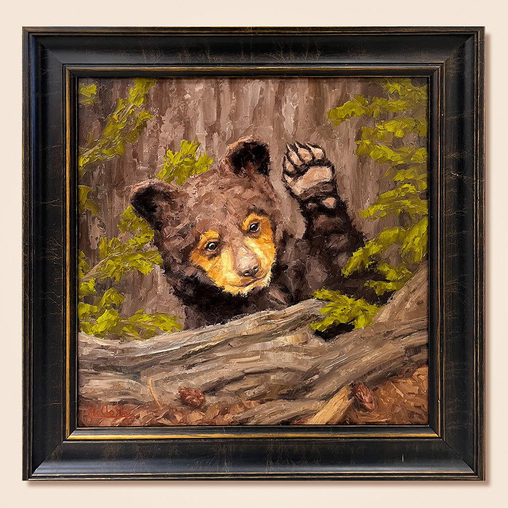 "Little Bear" Original Oil Painting by Mitchell McClosky