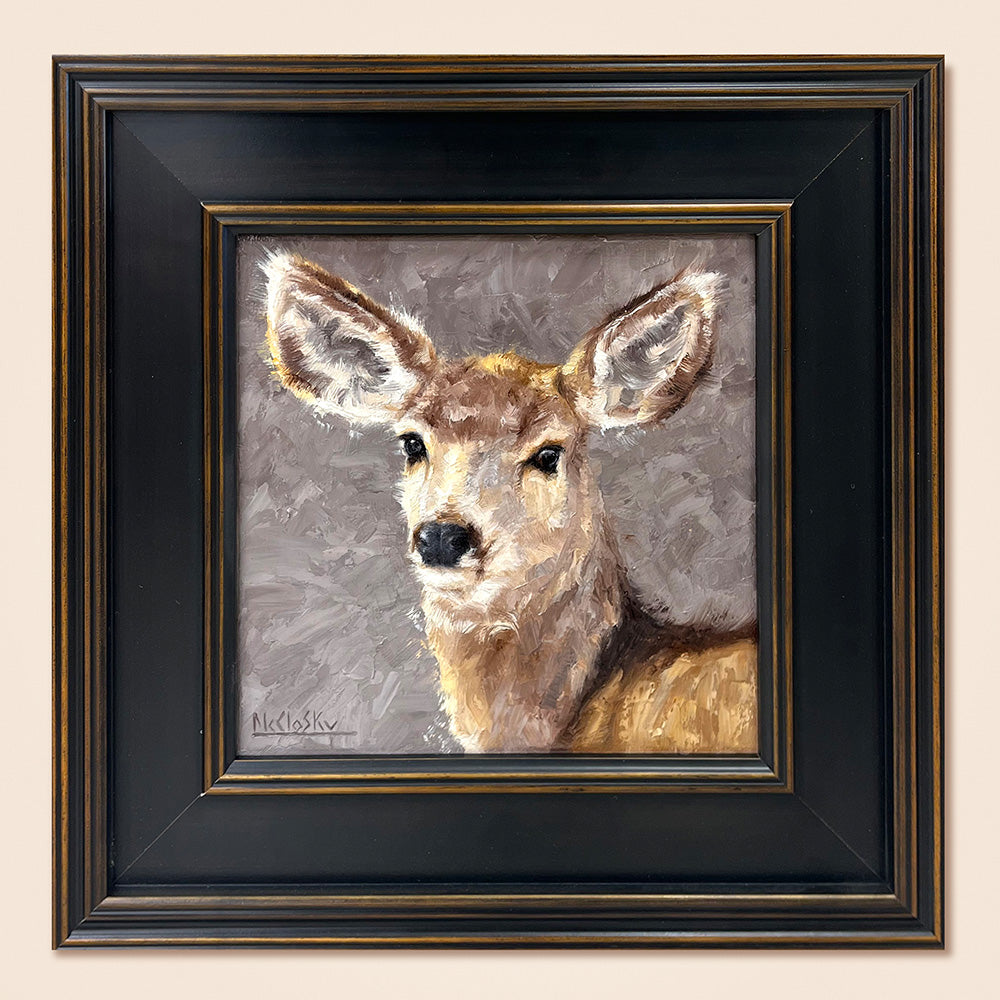 "All Ears" Original Oil Painting by Mitchell McClosky