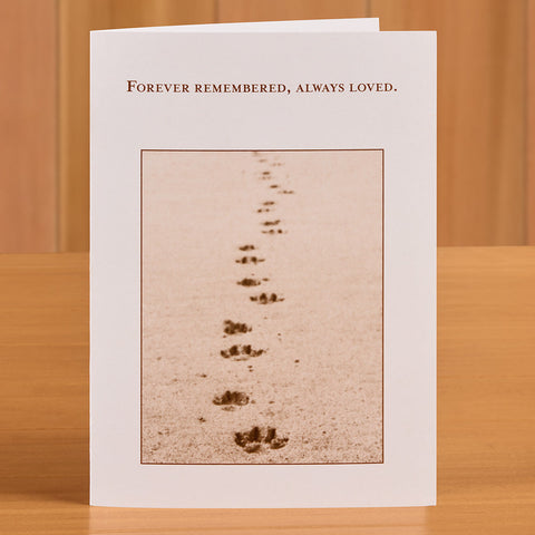 Shannon Martin Pet Sympathy Card, Forever Remembered