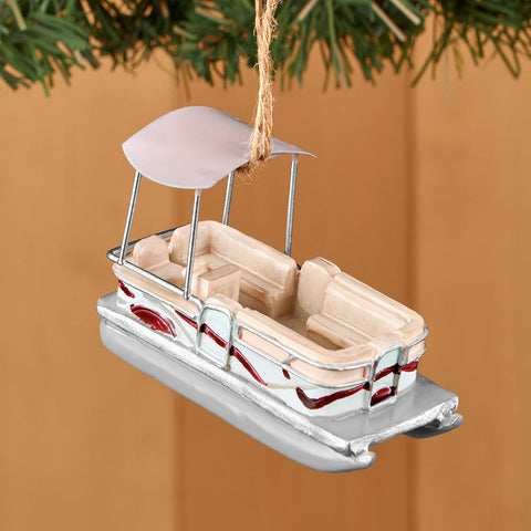Kurt Adler Ornament, Pontoon Boat