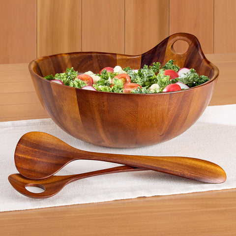 Nambé Portables Salad Bowl and Servers Set