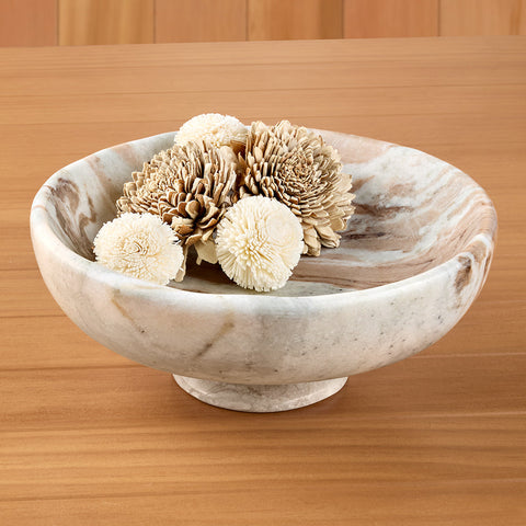 Napa Home & Garden Josephine Marble Footed Bowl