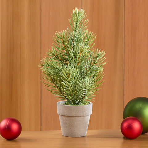 Napa Home & Garden Mini Faux Pine Tree Drop-In with Pot
