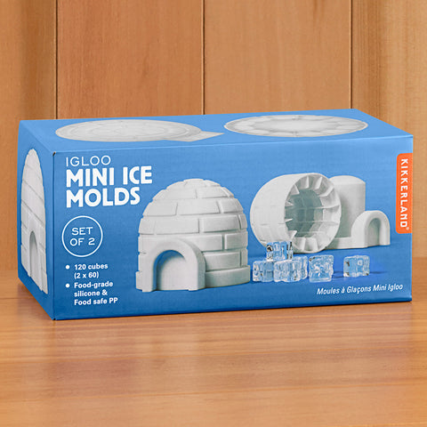 Kikkerland Igloo Mini Ice Molds