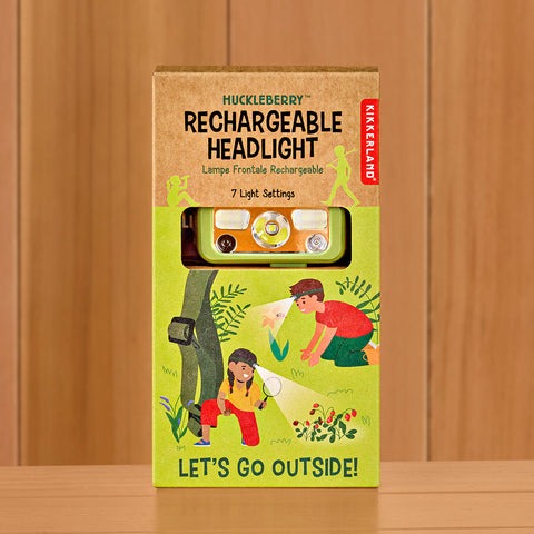 Kikkerland Huckleberry Rechargeable Headlight