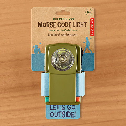 Kikkerland Huckleberry Morse Code Light