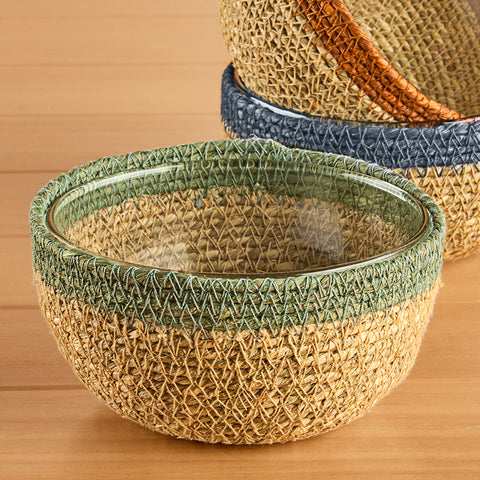 Be Home Hydra Woven Seagrass Bowl