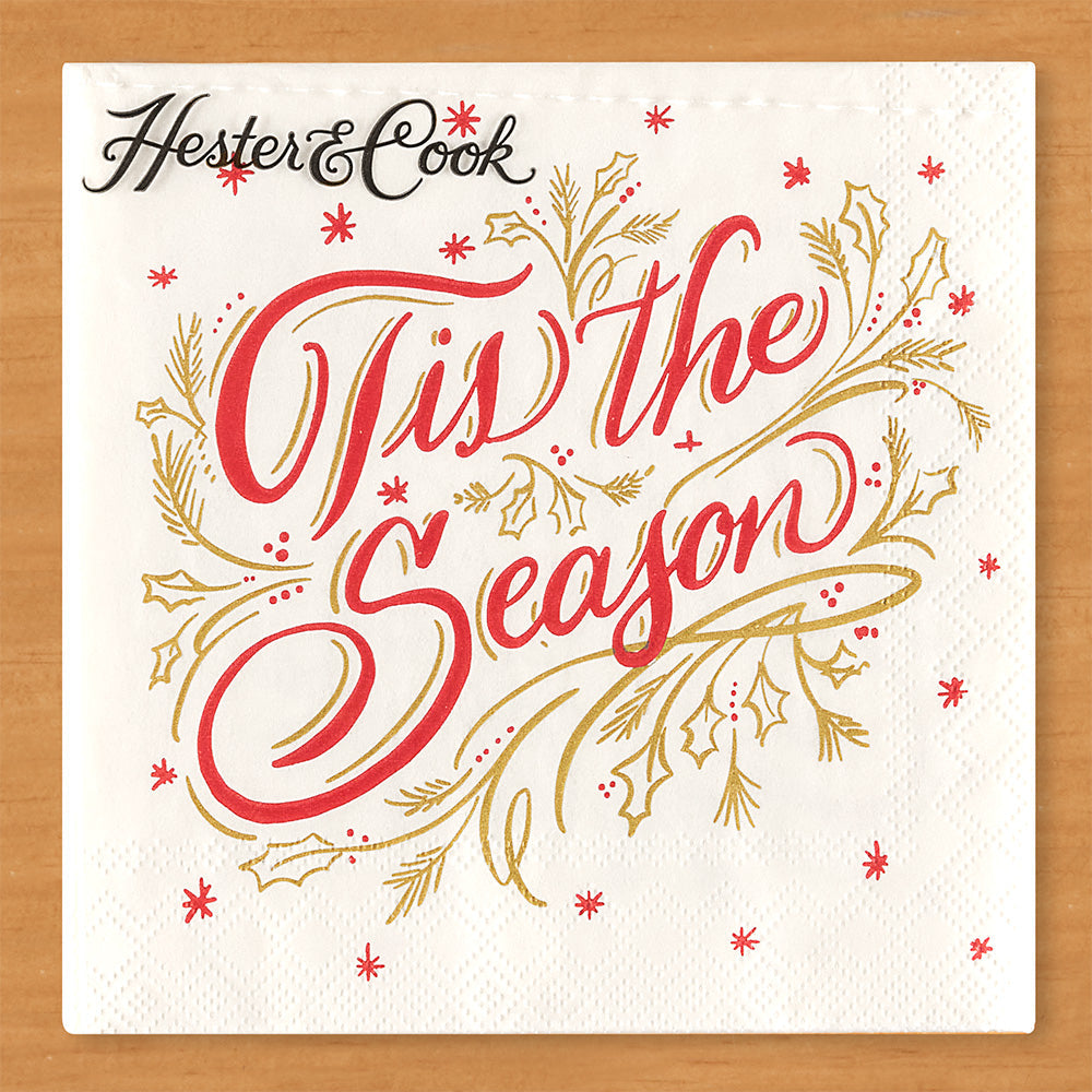 Hester & Cook Paper Napkins, 'Tis the Season