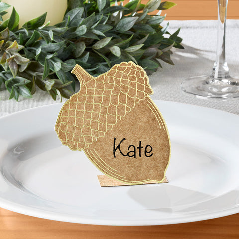 Hester & Cook Place Cards, Festive Fall Acorn