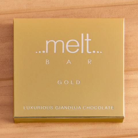 Melt Chocolates Gold Hazelnut Gianduja Chocolate Bar