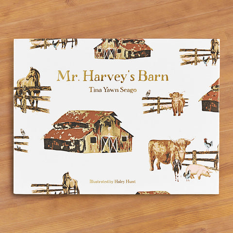 MILKBARN's "Mr. Harvey's Barn" Children's Book by Tina Yawn Seago