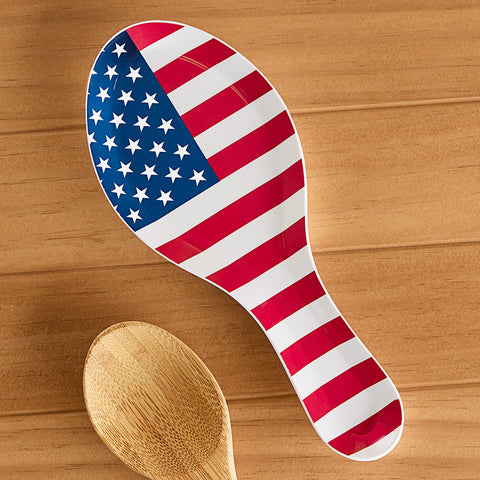 American Flag Melamine Spoon Rest