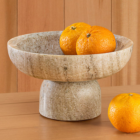 Zodax Hudson Footed Marble Bowl
