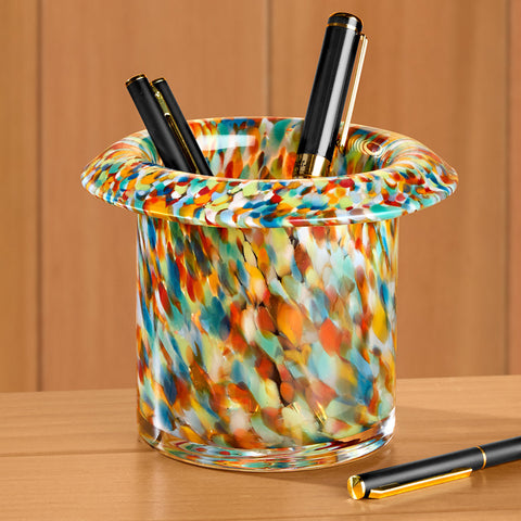 Zodax Celia Opal Confetti Glass Vessel