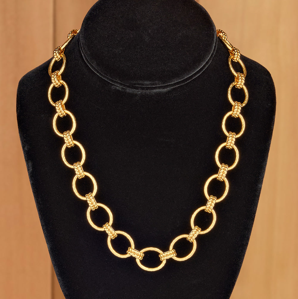 Capucine De Wulf Cleopatra Gold Grande Link Chain Necklace