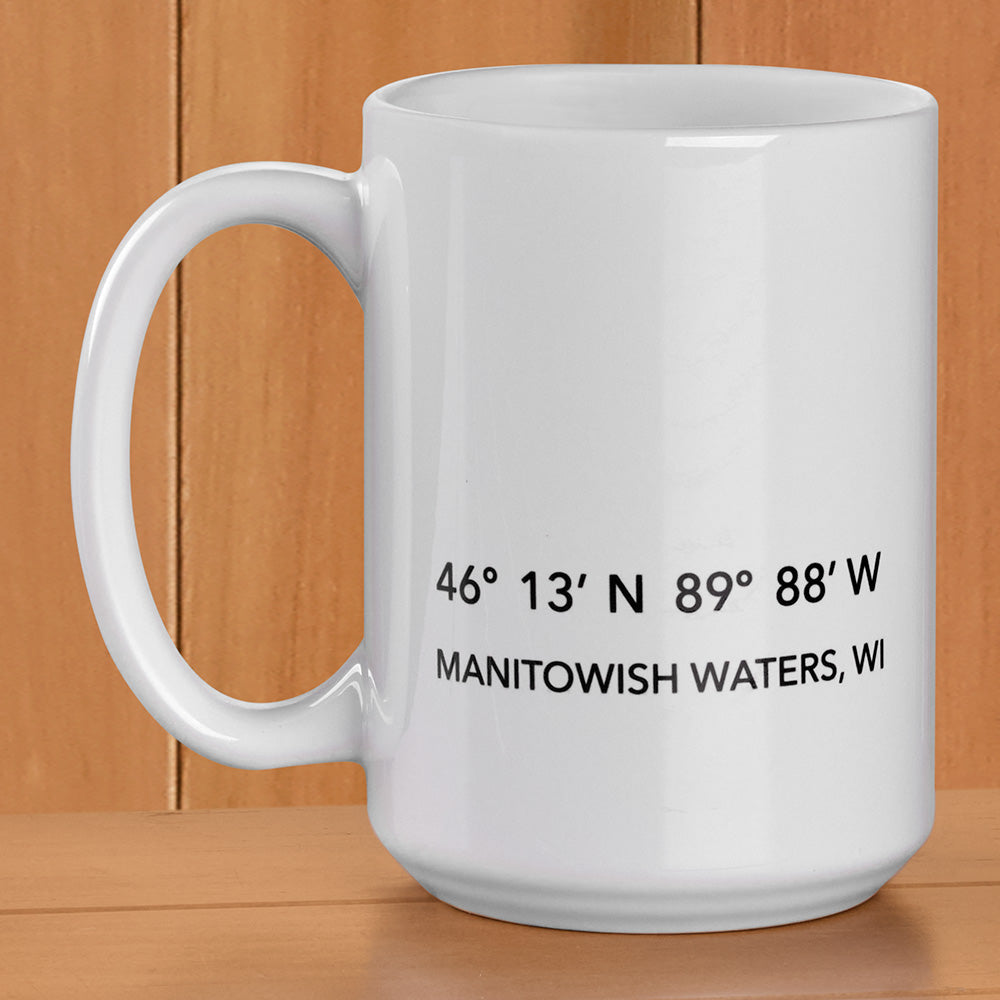 Manitowish Waters Mug, Coordinates