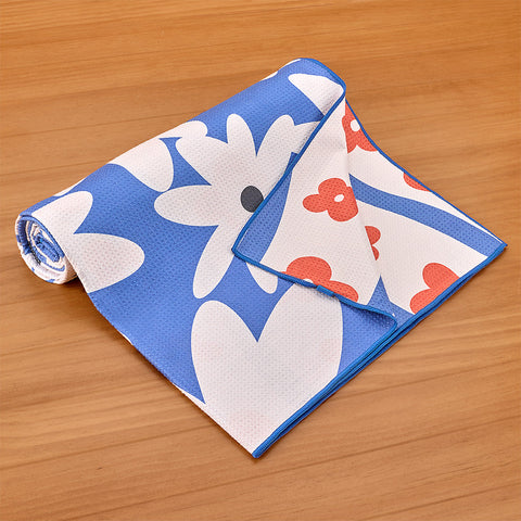 Reversible Microfiber Beach Blanket, Posh Wave