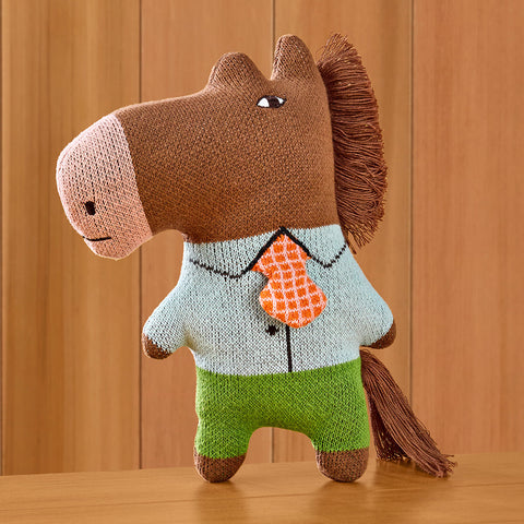 Donna Wilson Stuffed Knit Toy, Wee Ones Danny Donkey